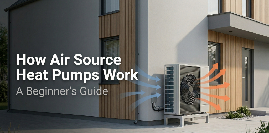 How does an air source heat pump work?